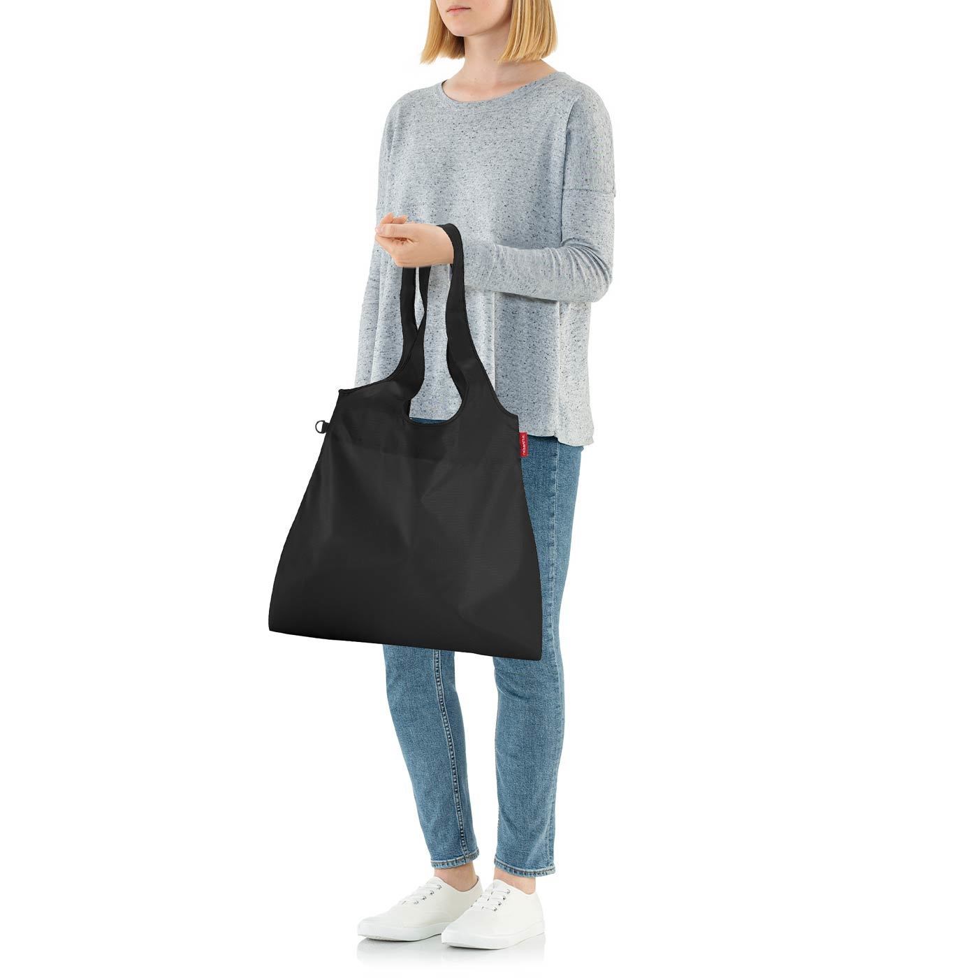 Skládací taška Mini Maxi Shopper L black_1