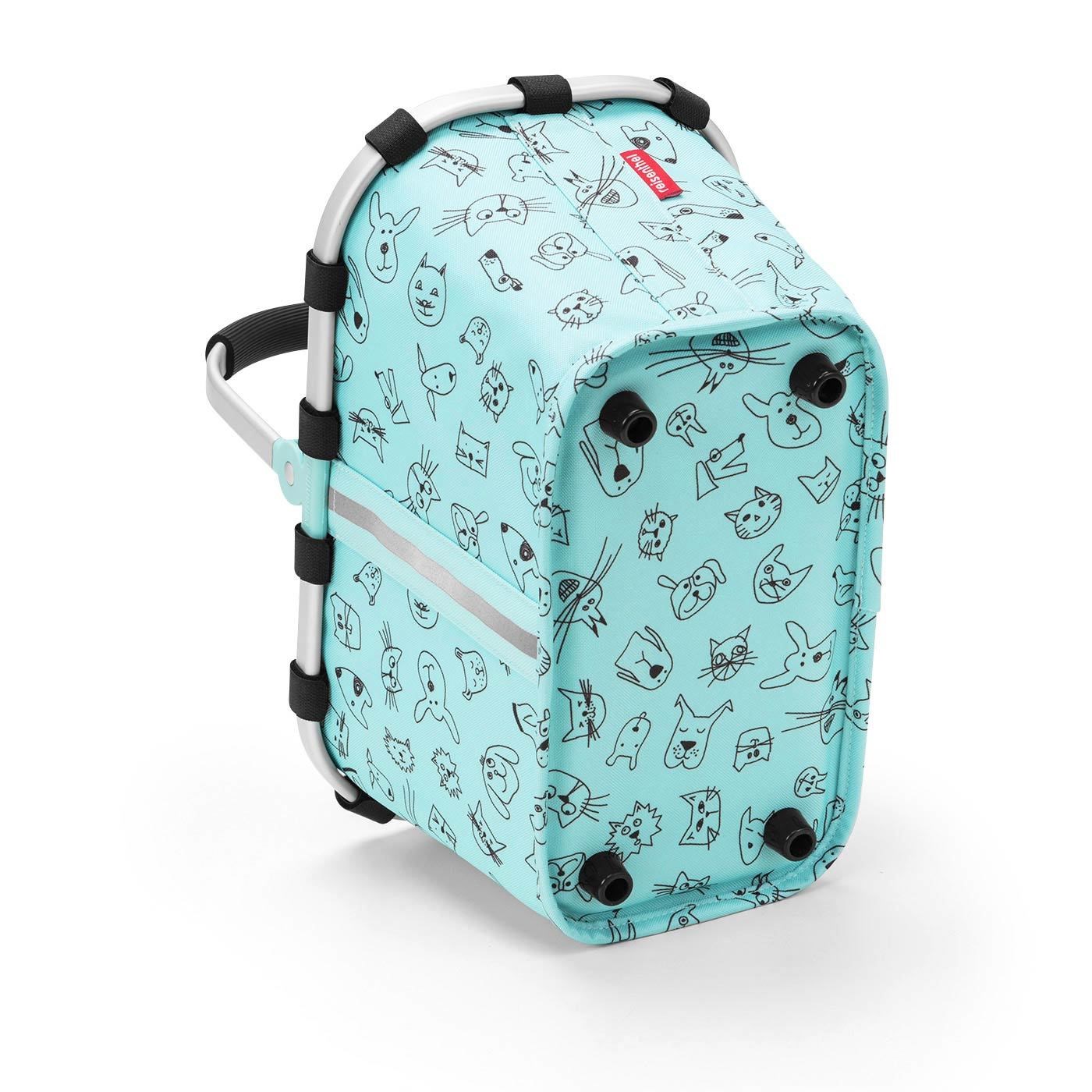 Dětský košík Carrybag XS kids cats and dogs mint_1