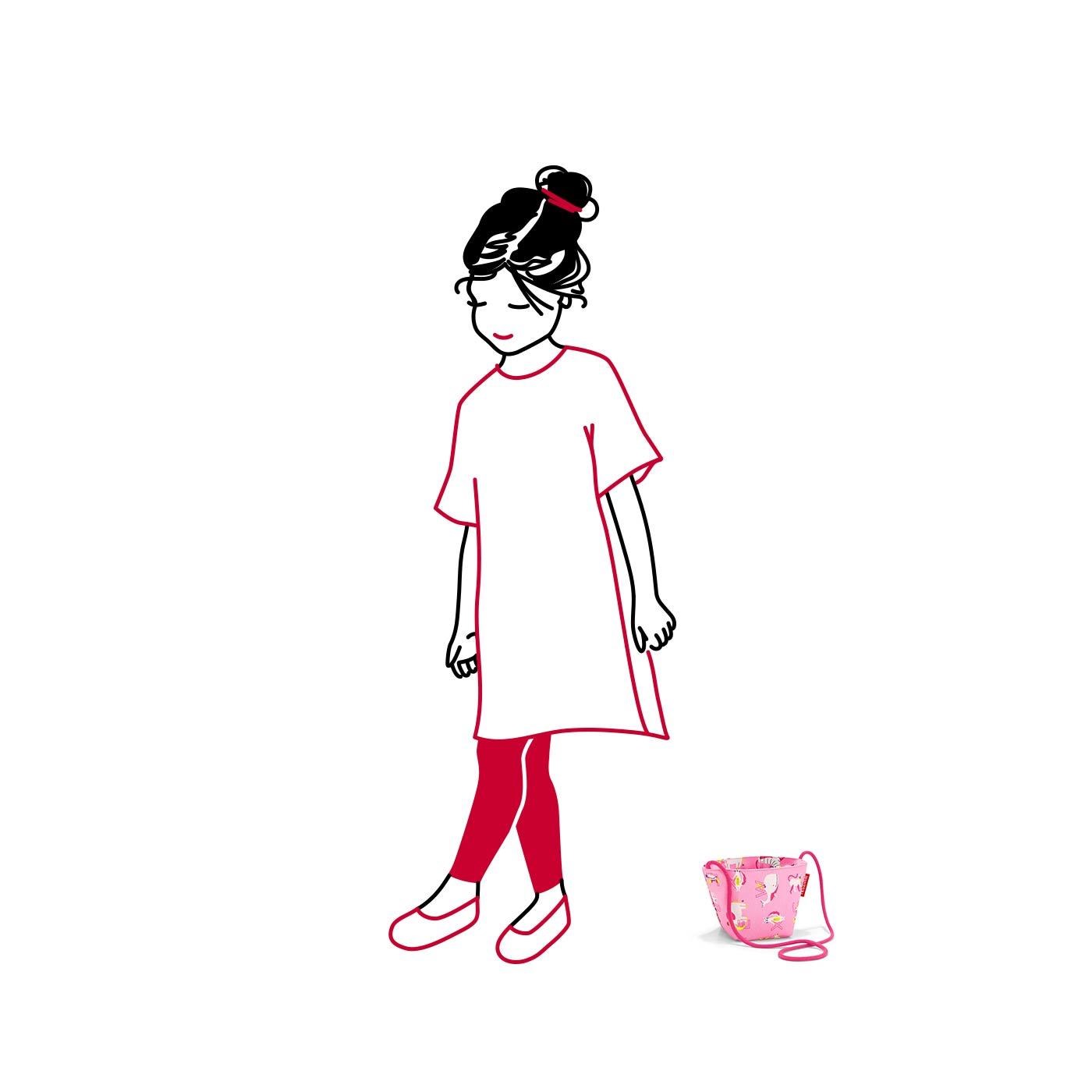 Dětská taštička přes rameno Minibag kids abc friends pink_0