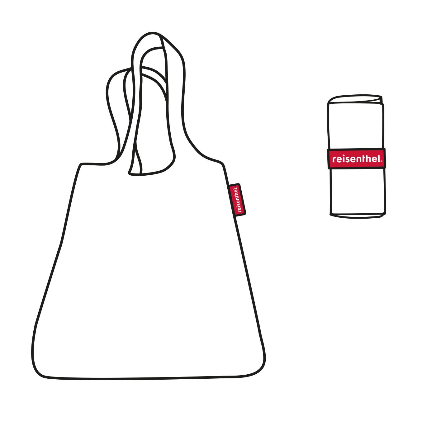 Skládací taška Mini Maxi Shopper glencheck red_3