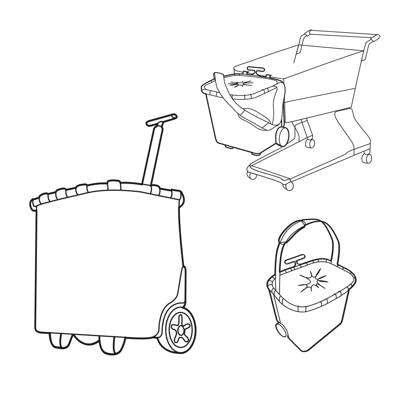 Taška na kolečkách Carrycruiser frame twist silver_6