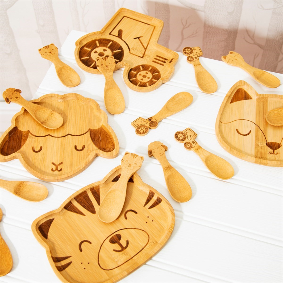 Bambusový talířek Bee Bee Lamb_0