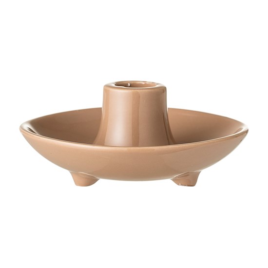 Keramický svícen LOVA P.12 cm na dlouhou svíčku P.2,2 cm_1