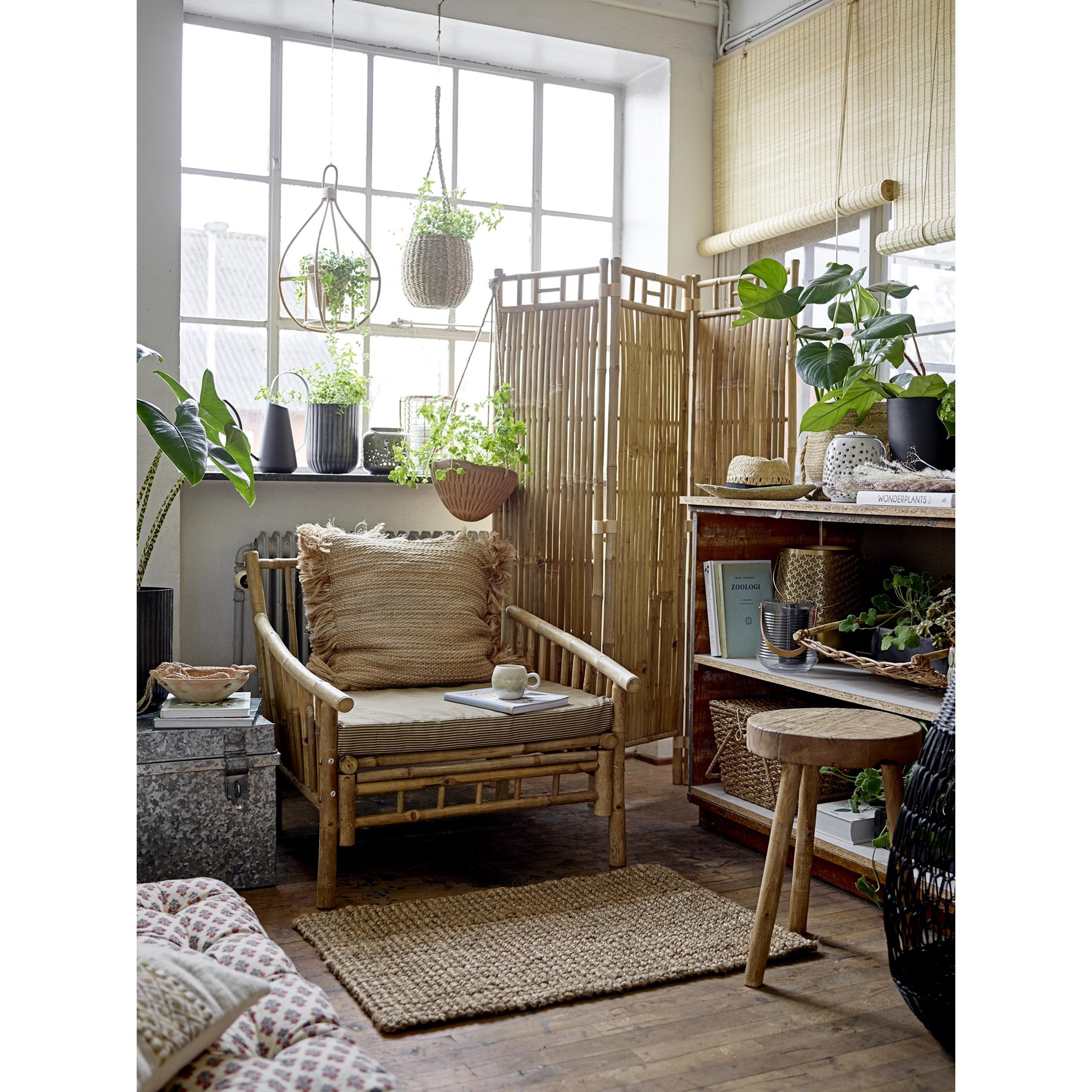 Ratanová lucerna Eira V.66 cm se sklem pro svíčku_0