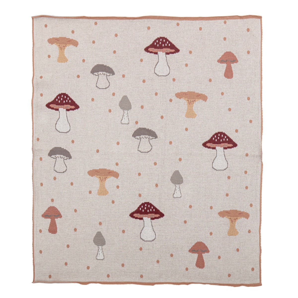 Bavlněný pléd Fraja s motivem 81x97 cm_1