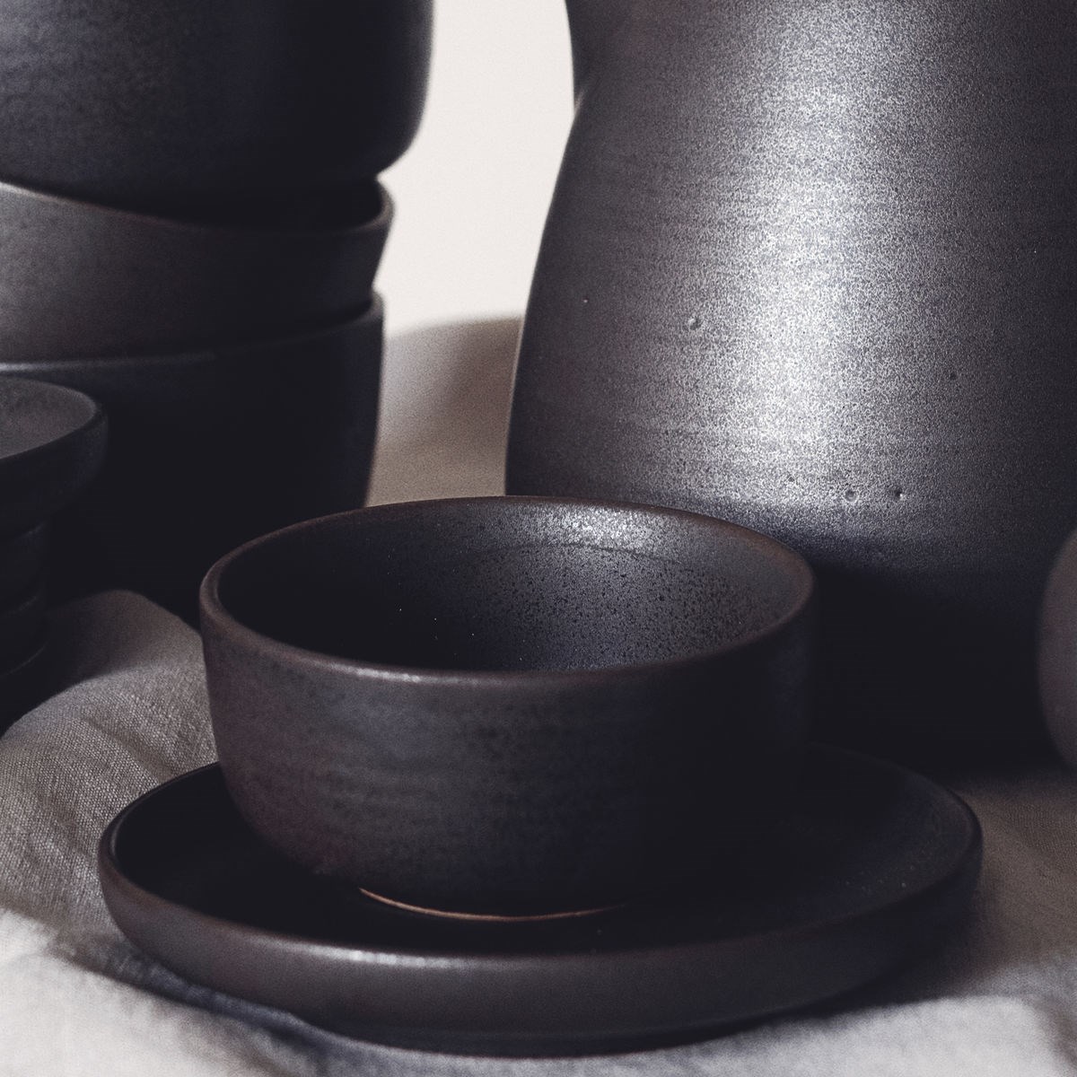 Miska FOREST černo hnědá_0