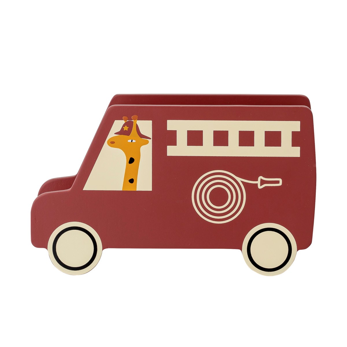 Dřevěná dětská kasička hasičské auto 16xV.9,5 cm_0