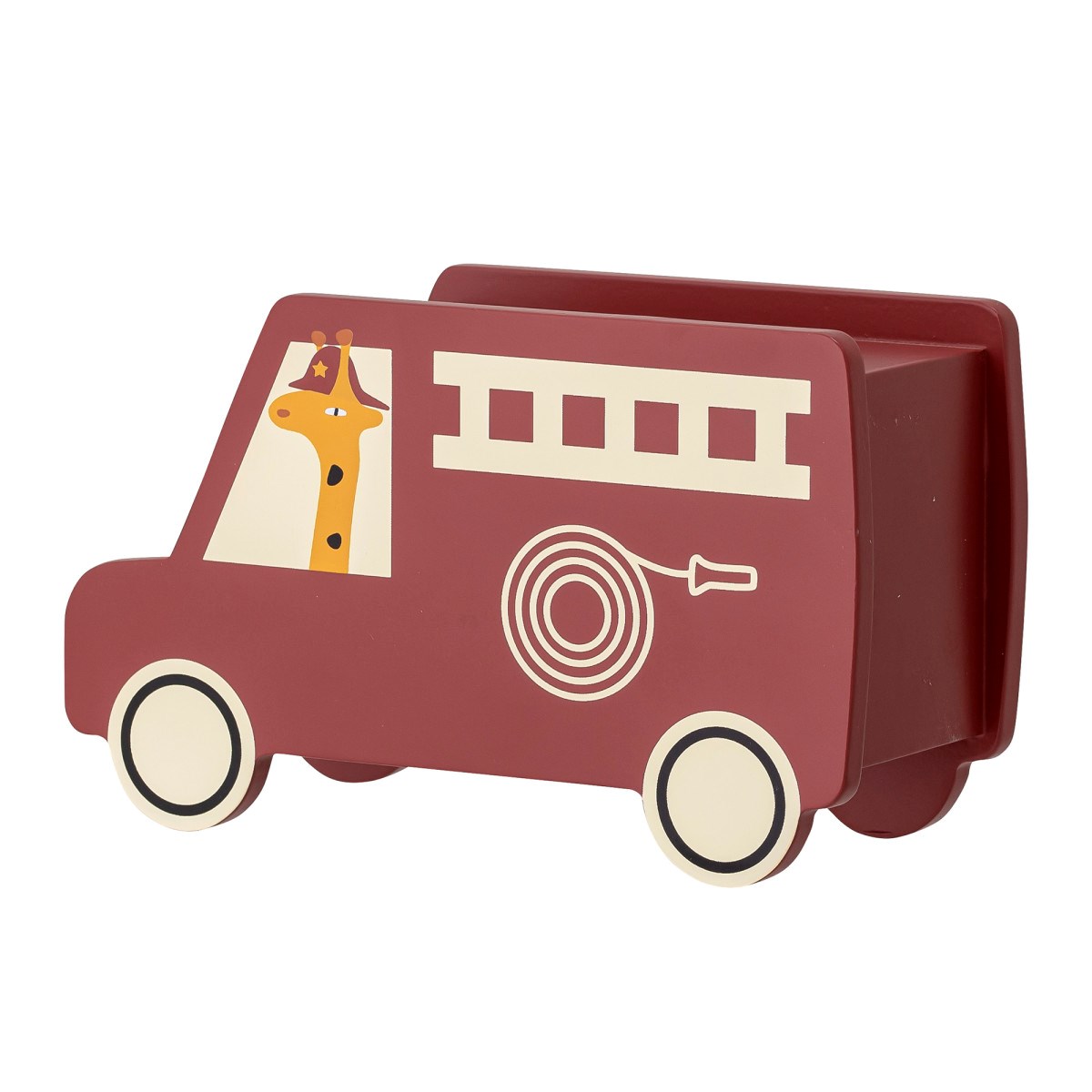 Dřevěná dětská kasička hasičské auto 16xV.9,5 cm_5