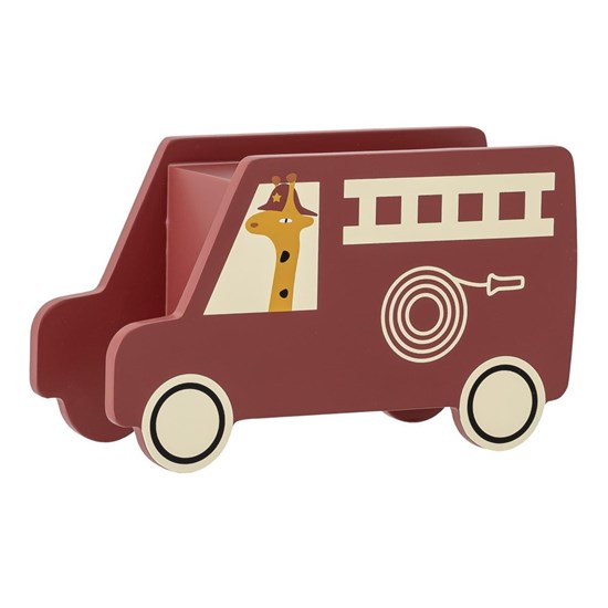 Dřevěná dětská kasička hasičské auto 16xV.9,5 cm_7