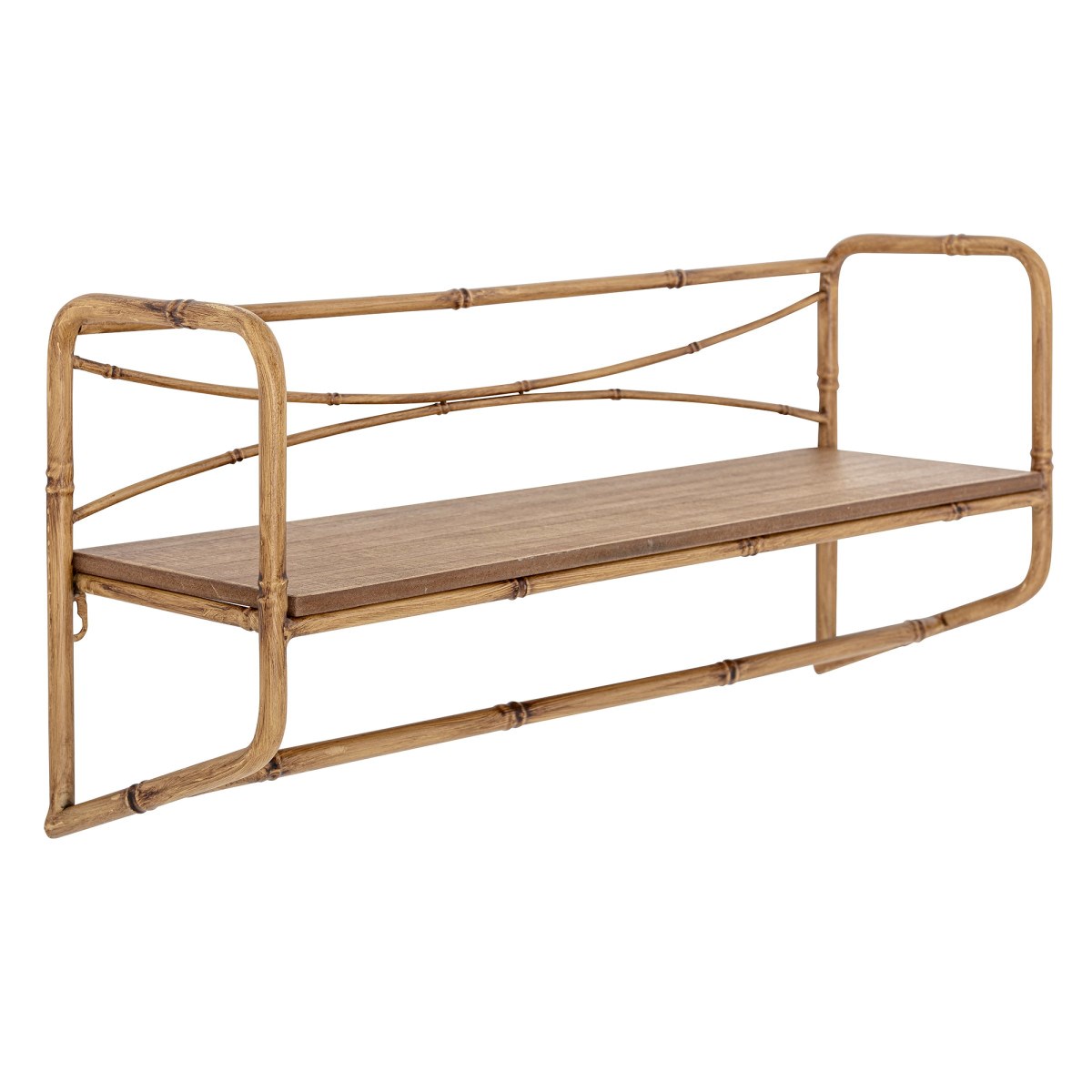 Polička Katja bambus/dřevo 63 cm_0