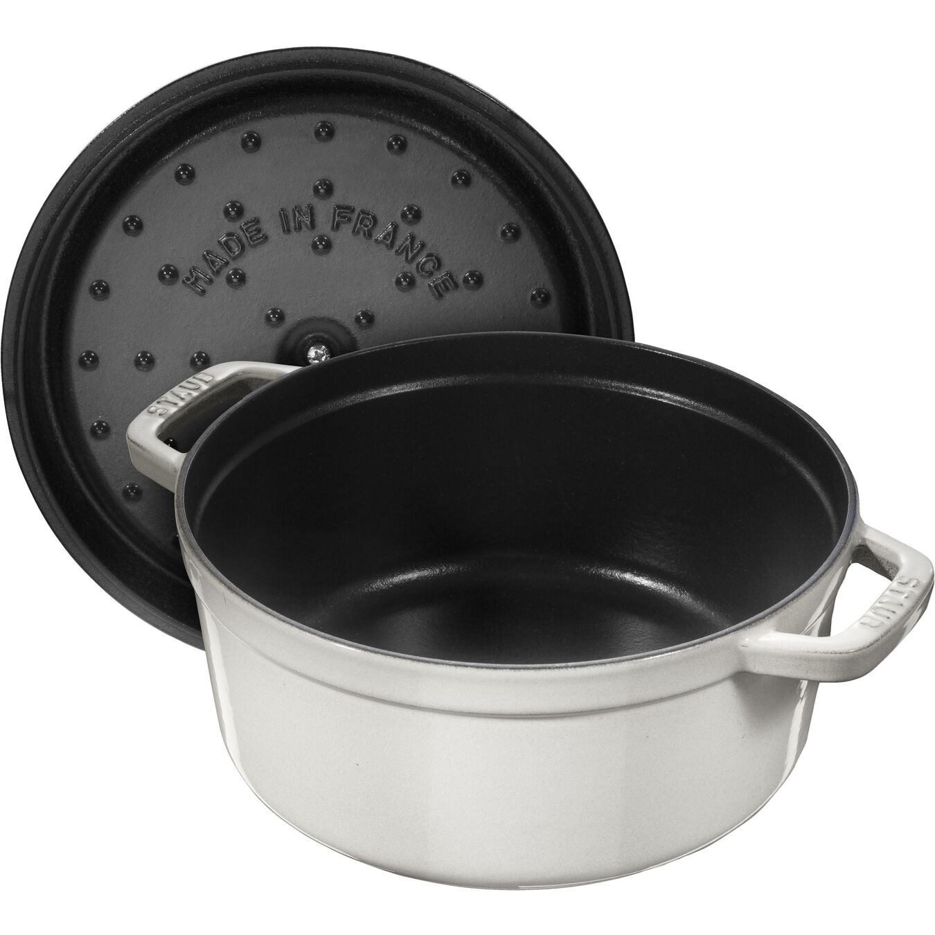Hrnec kulatý 24 cm bílý lanýž_0