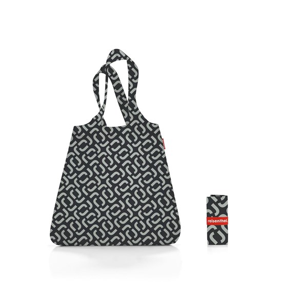 Skládací taška Mini Maxi Shopper signature black_4