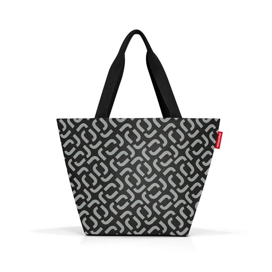 Taška přes rameno Shopper M signature black_5