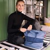 Chytrá taška přes rameno Shopper e1 twist blue_0