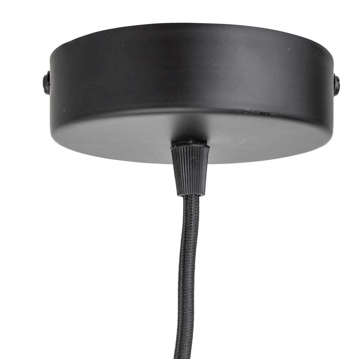 Lustr z juty V.46 cm, černý kabel_0