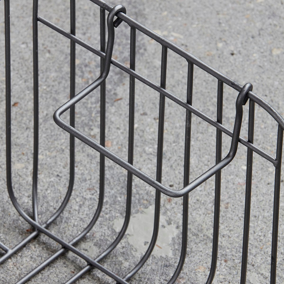 Drátěný koš NAGPUR 50x35 cm šedý_2