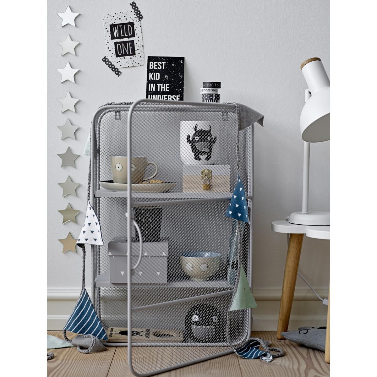 Kovová skříňka Jerry šedá_2