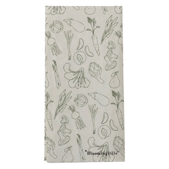 Papírové ubrousky Visti 40x40 cm zelené SET/16 ks_0