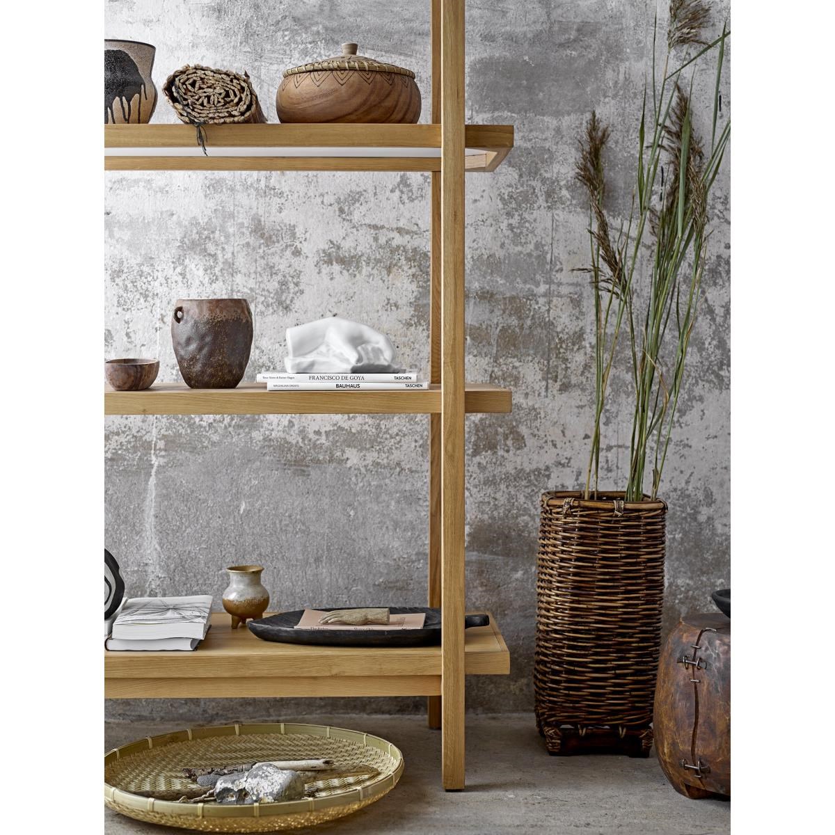 Dřevěný dekorační podnos / tác Kylar hnědý_5