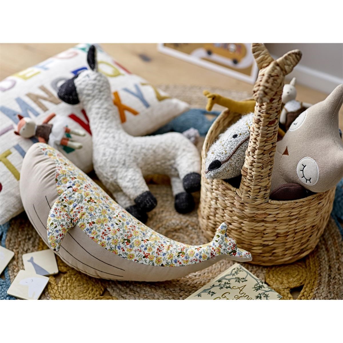 Kulatý koberec Marlin 119 cm modrý juta_0