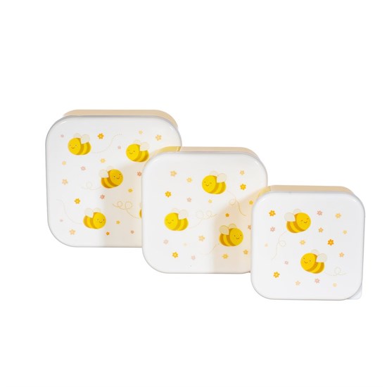 Box na svačinu/oběd Bee Happy SET/3ks_3