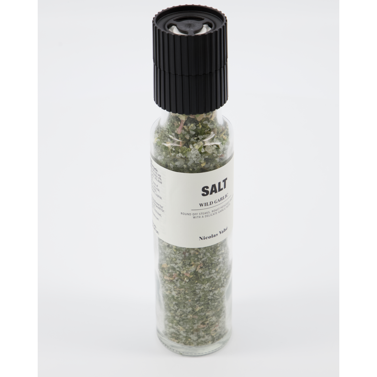 Sůl WILD GARLIC s medvědím česnek s mlýnkem Nicolas Vahé 215g_0