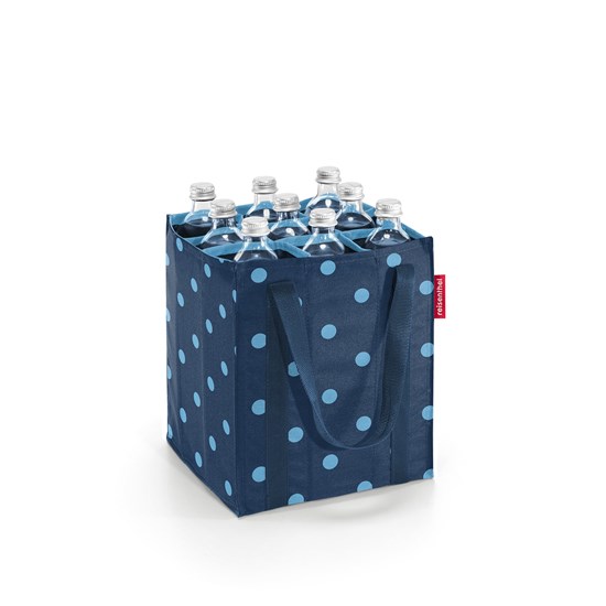 Taška na lahve Bottlebag mixed dots blue_0