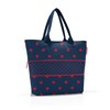 Chytrá taška přes rameno Shopper e1 mixed dots red_1