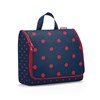 Kosmetická taška Toiletbag XL mixed dots red_2