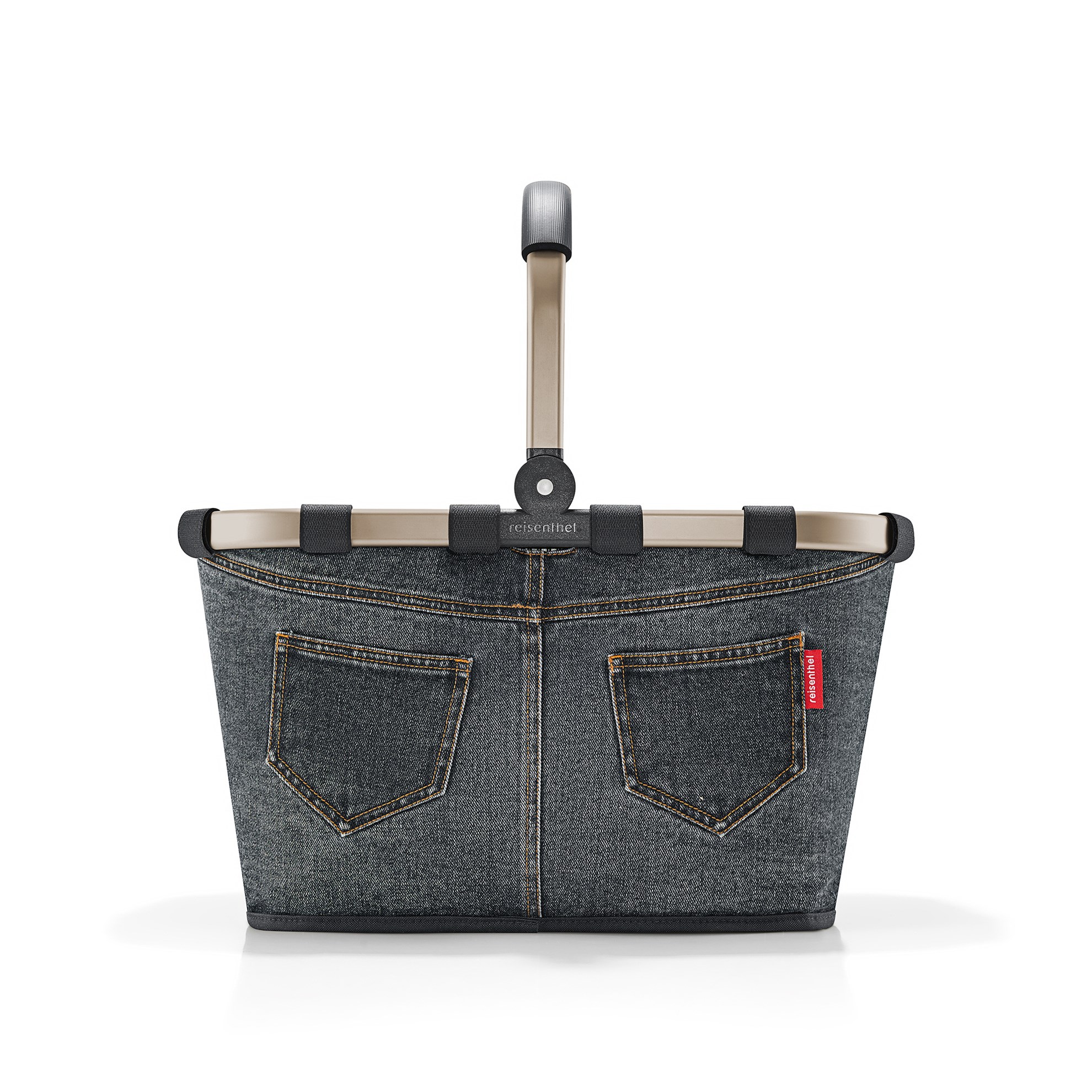 Nákupní košík Carrybag frame jeans dark grey_2