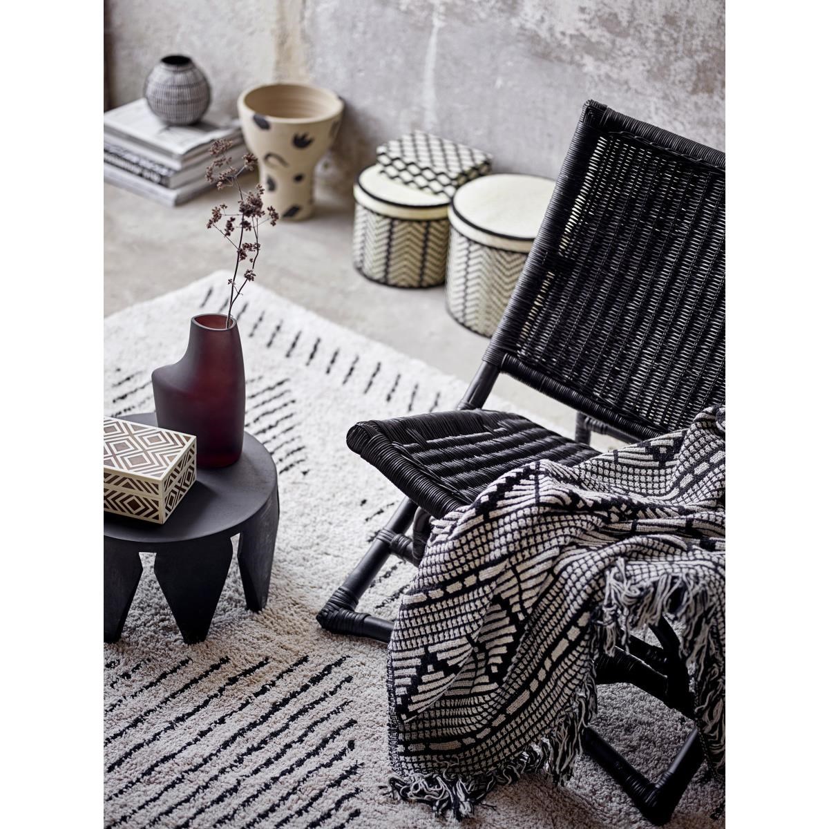 Váza Elveda černá, kameninová_3