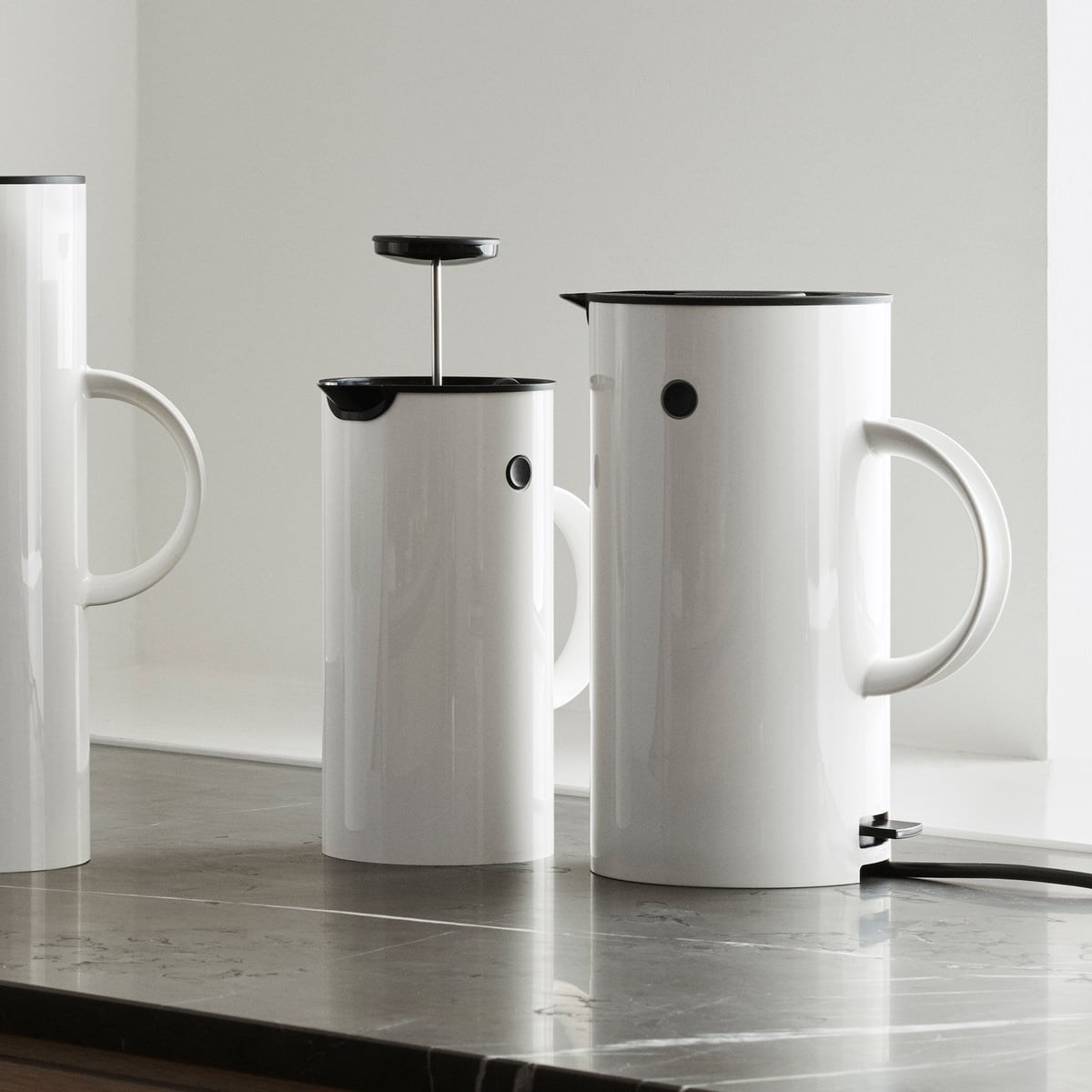 Obrázek z Rychlovarná konvice Stelton EM77 1,5l šedá 