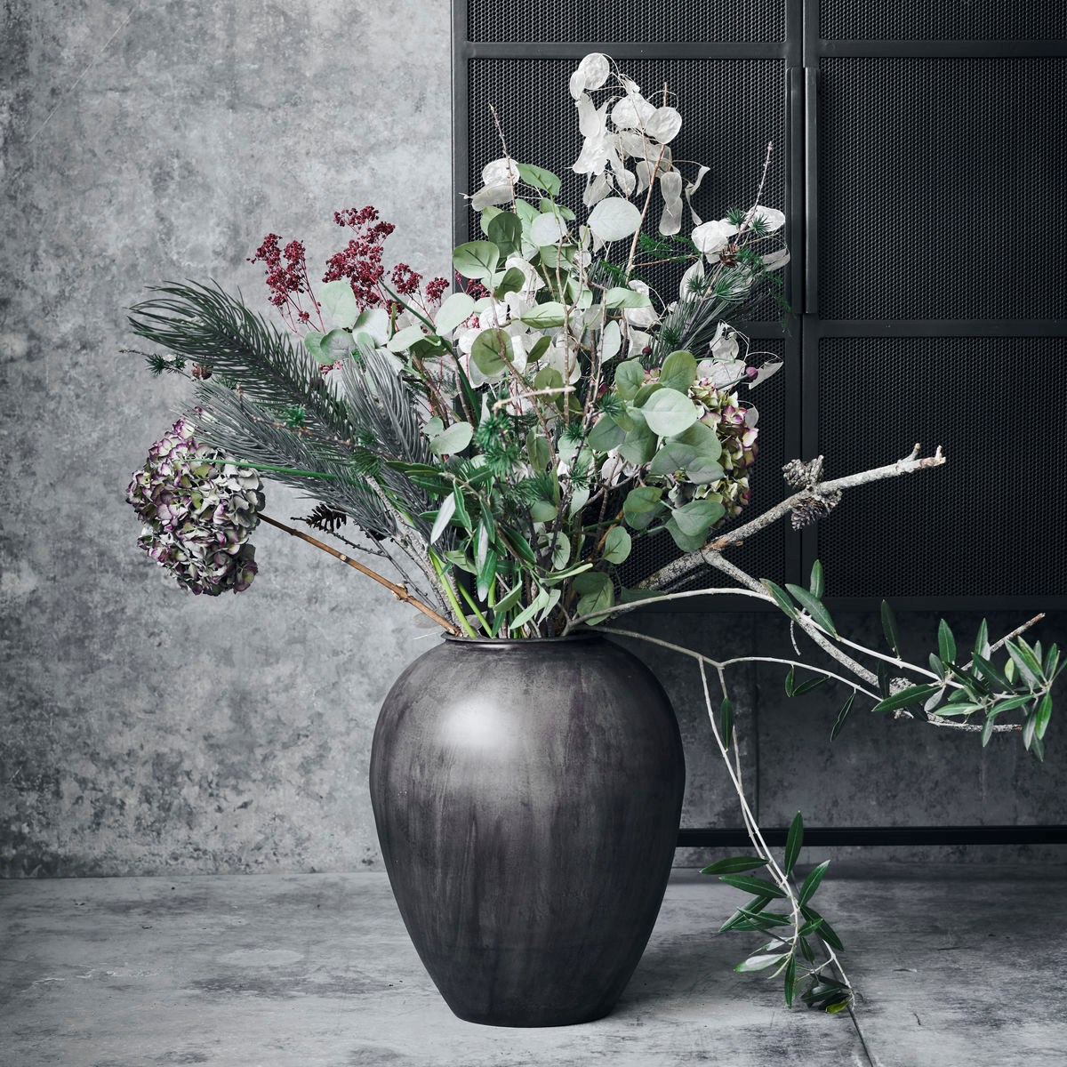 Dekorace větev modřínu LARCH 97 cm přírodní zelená_1