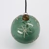 Vánoční ozdoba STAR Green 8 cm koule zelená_1