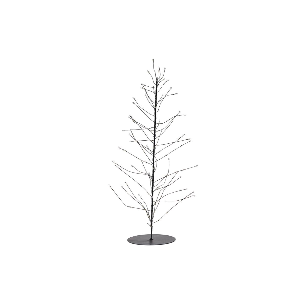 Svítící drátěný strom GLOW s časovačem 45 cm černý_0