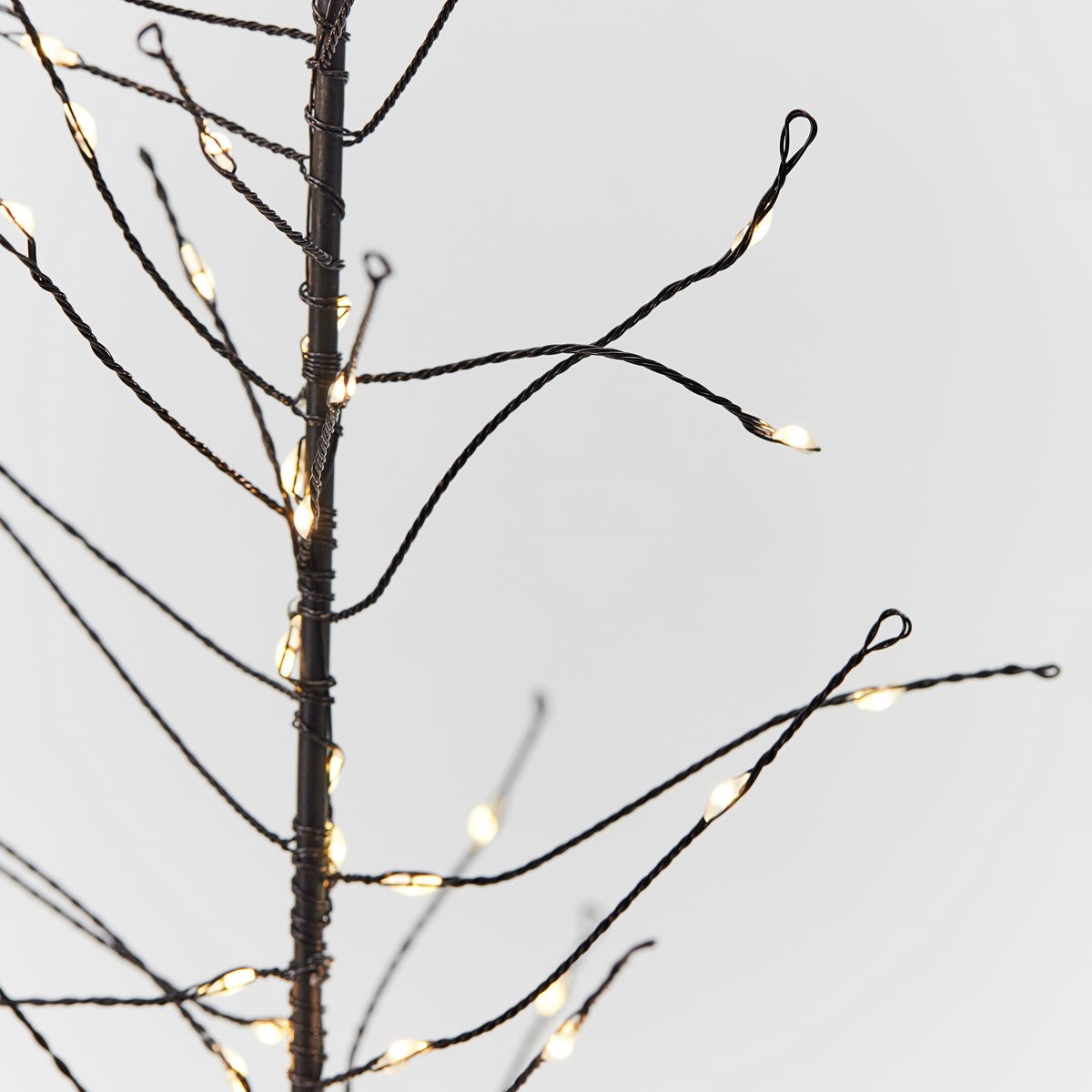 Svítící drátěný strom GLOW s časovačem 45 cm černý_1