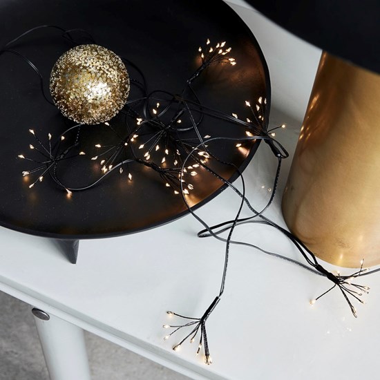 Světelný řetěz prskavky STARS 10x12 LED /270 cm černý_1