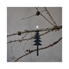 Obrázek z Vánoční ozdoba stromky s hvězdou TREE SET/3ks černo zlatá 
