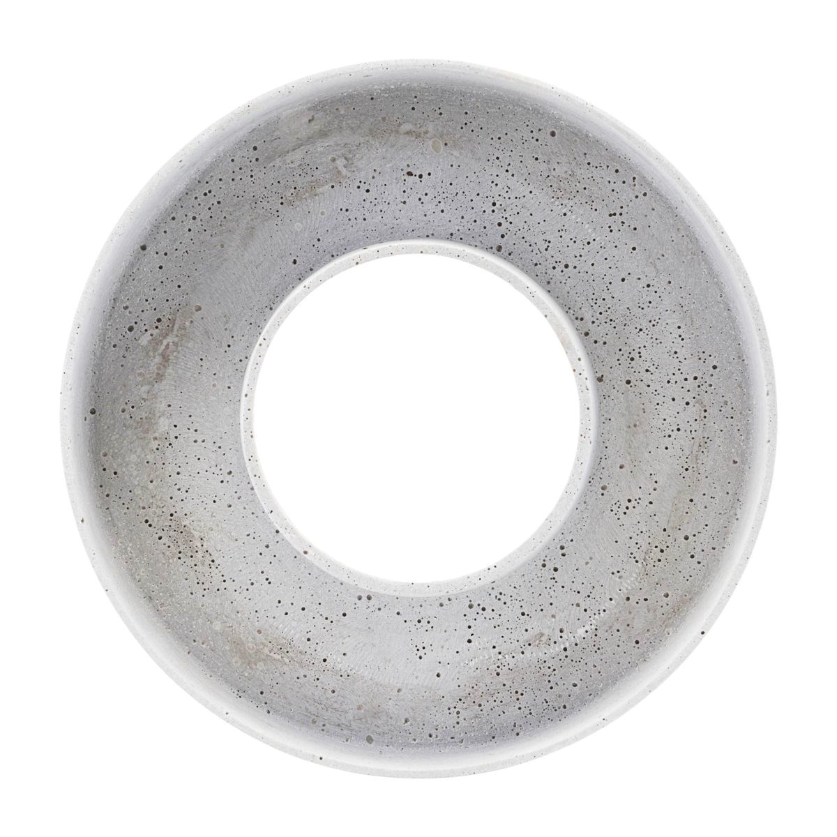 Obrázek z Adventní kulatý svícen RING 35 cm šedý 