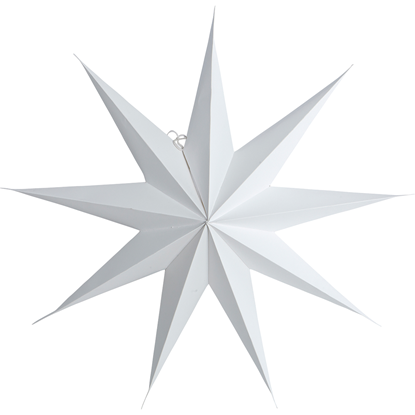 Papírová 9cípá hvězda House Doctor STAR WHITE 60cm bílá_0