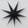 Obrázek z Papírová 9cípá hvězda STAR BROWN 87 cm hnědočerná 