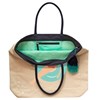 Bavlněná taška na pláž se zipem 45x44x11 cm /Badenixe_1