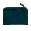 Sametová kosmetická taštička 22x15 cm Color Blocking grün_0