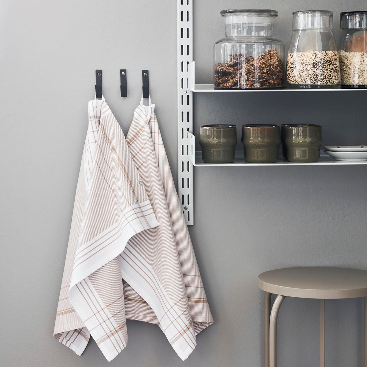 Utěrky ChEF SET/2ks 75x55 cm hnědé_0