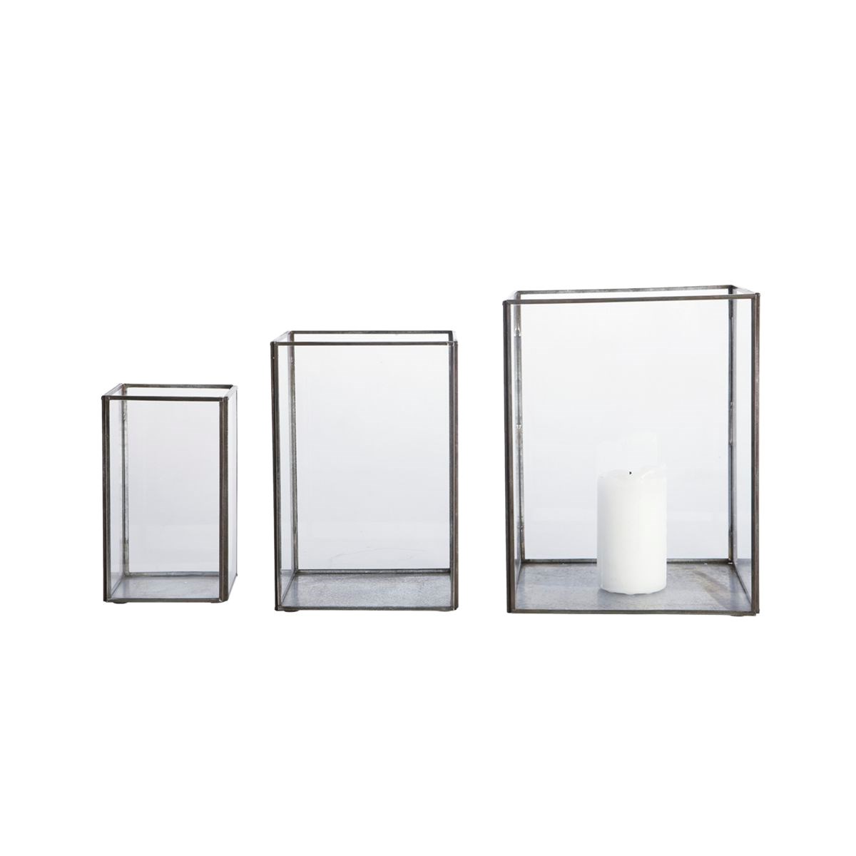 Lucerna PILLAR SET/3ks černé_0