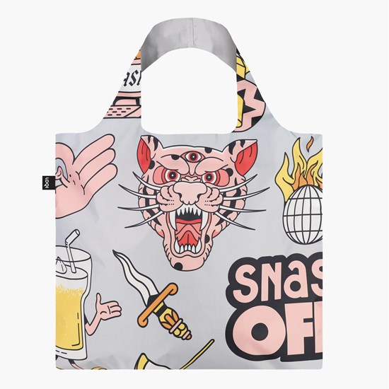 Taška LOQI - SNASK Tiger grey_1