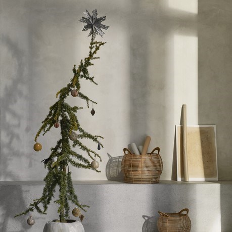 Obrázek z Papírová hvězda/špice Broste CHRISTMAS STAR stříbrná 