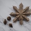 Obrázek z Papírová hvězda /špice Broste CHRISTMAS STAR hnědá 