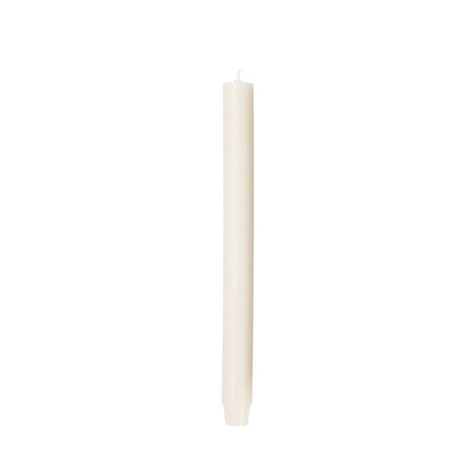Svíčka kulatá dlouhá 2,6 cm - slonová kost_0