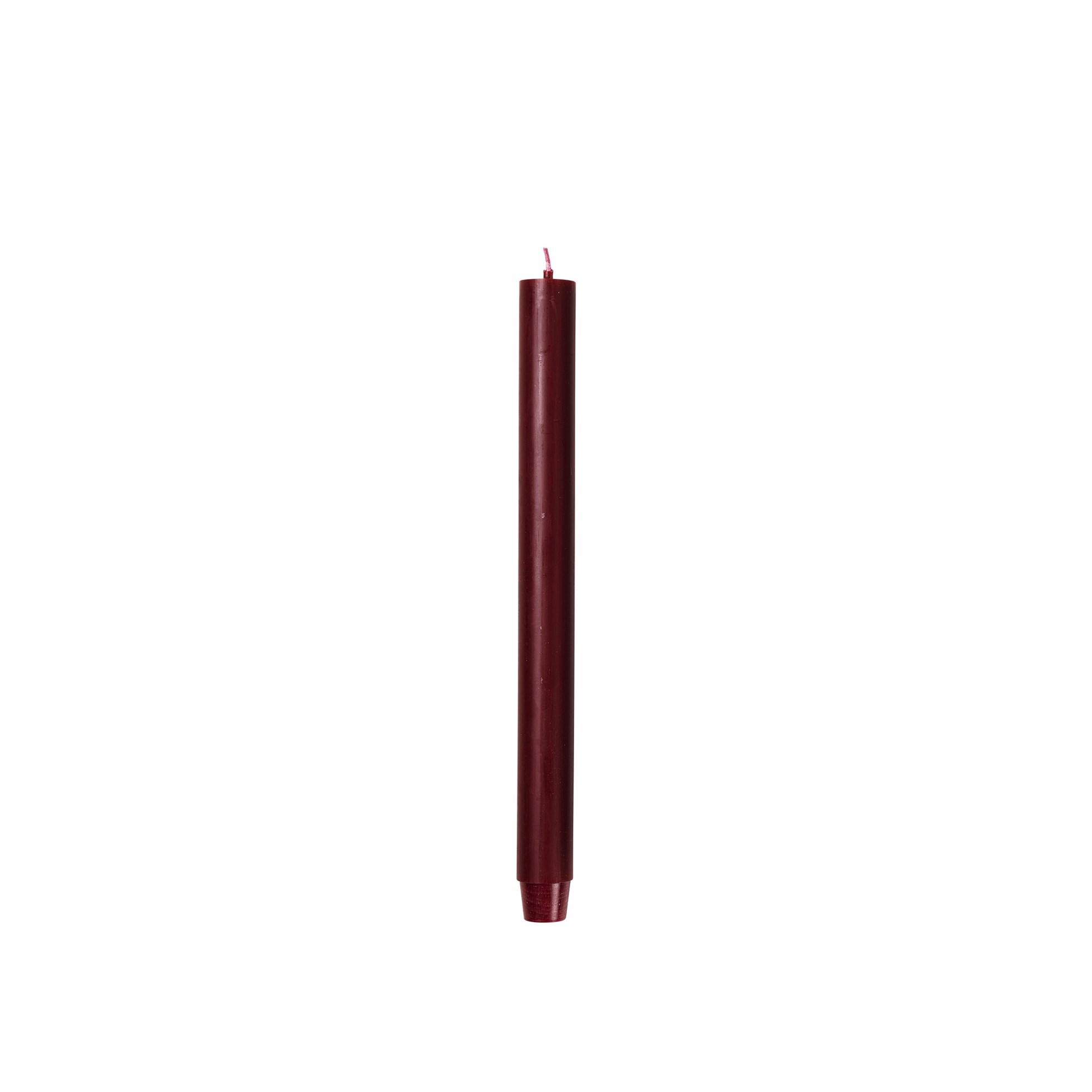 Svíčka Broste kulatá dlouhá 2,6cm - vínová_0